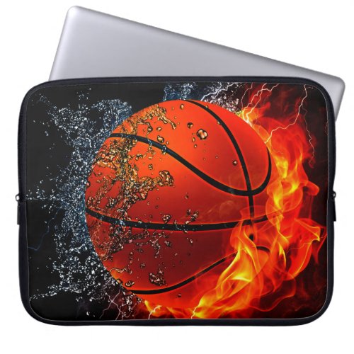 Sizzling Basketball Laptop Sleeve
