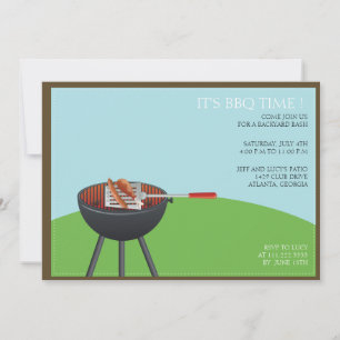 Sizzling bbq - bbq oarty invites