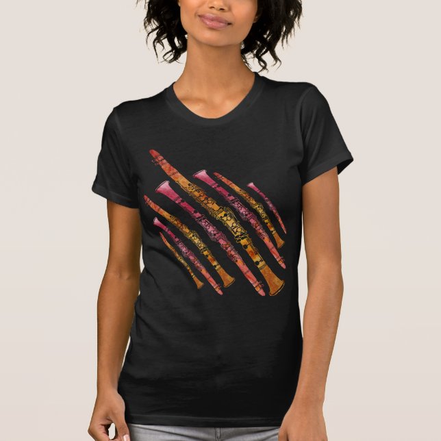 Sizzling Clarinets T-Shirt (Front)