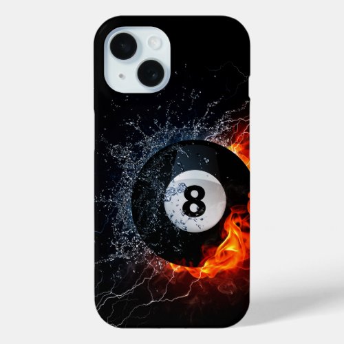 Sizzling Eight iPhone 15 Case
