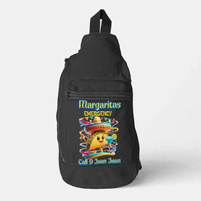 Sizzling Fiesta: Margaritas Emergency Sling Bag (Front)