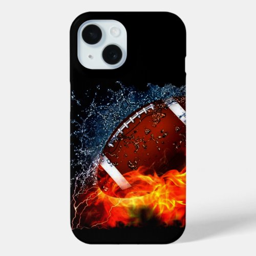 Sizzling Football iPhone 15 Case