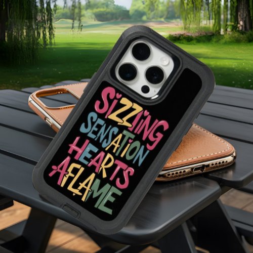 Sizzling Hearts Aflame iPhone 15 Pro Case