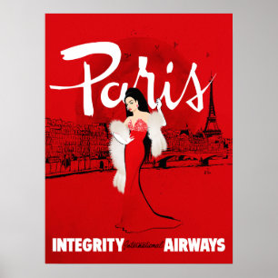 Sizzling in Paris Poster