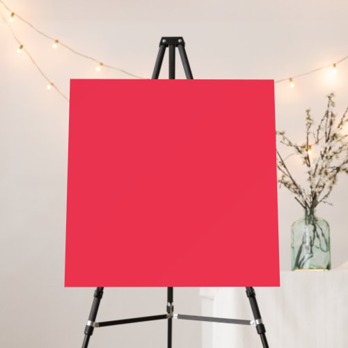 Sizzling Red Solid Color Foam Board