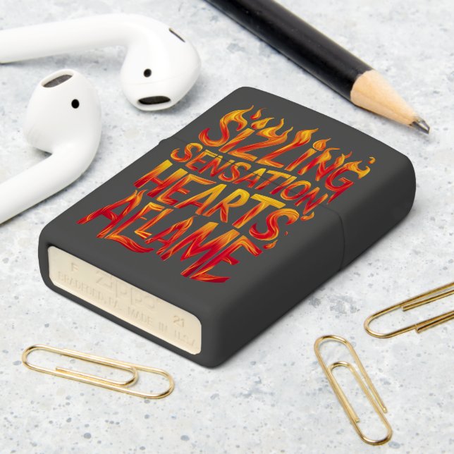 Sizzling Sensation Zippo Lighter (On Table 2)
