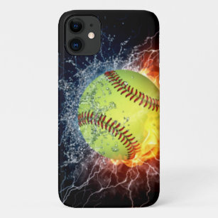 Sizzling Softball iPhone 11 Case