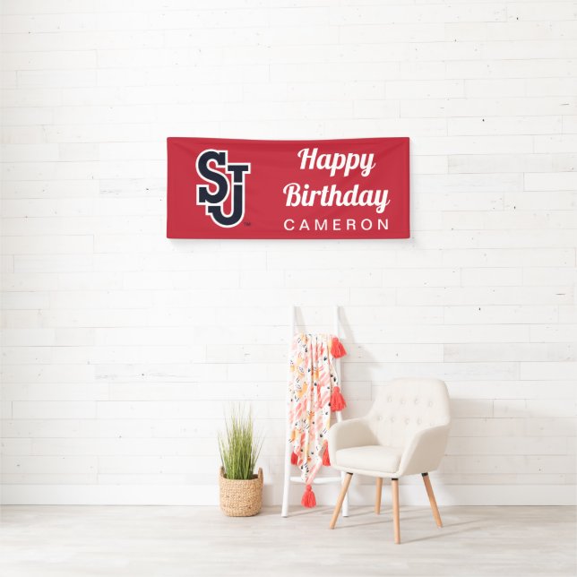 SJ Red Storm | Birthday Banner (Insitu)