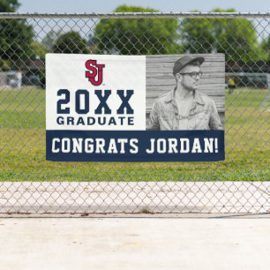 SJ Red Storm Congrats Grad Banner