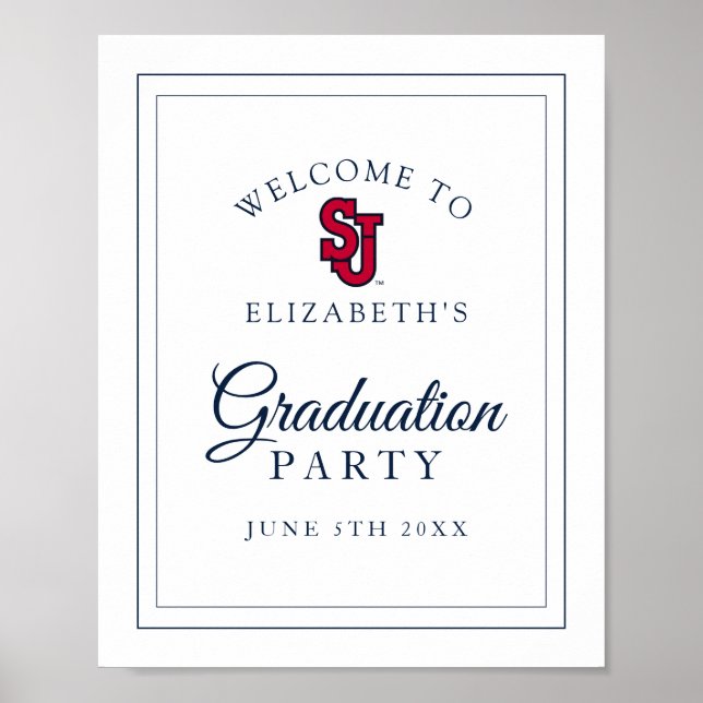 SJ Red Storm | Graduation Poster (Front)