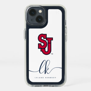 SJ Red Storm Monogram Speck iPhone 13 Case