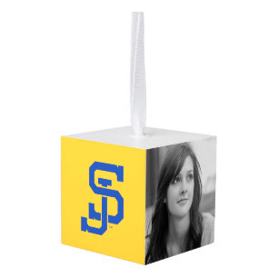 SJ Spartans Cube Ornament