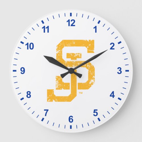 SJ Spartans Large Clock
