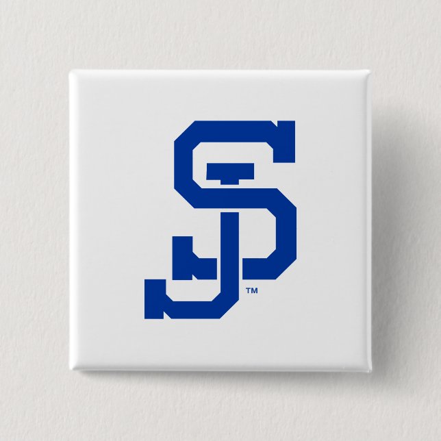 SJ Spartans logo Button (Front)