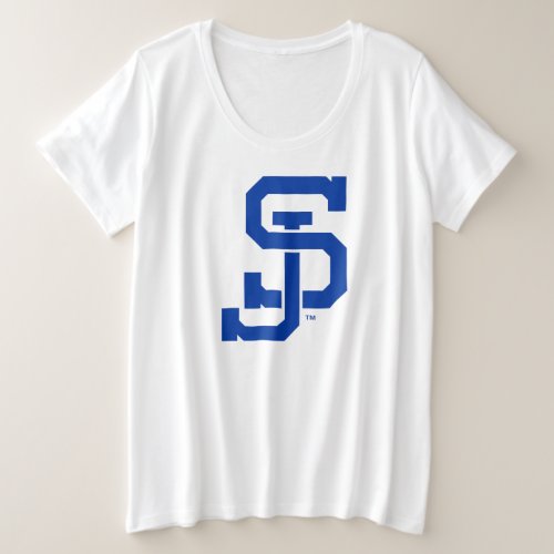 SJ Spartans logo Plus Size T_Shirt