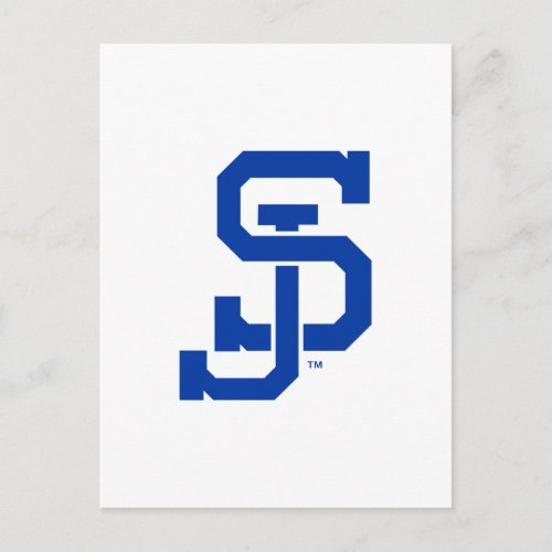 SJ Spartans logo Postcard