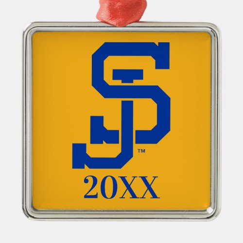 SJ Spartans Metal Ornament