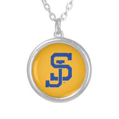 SJ Spartans Silver Plated Necklace