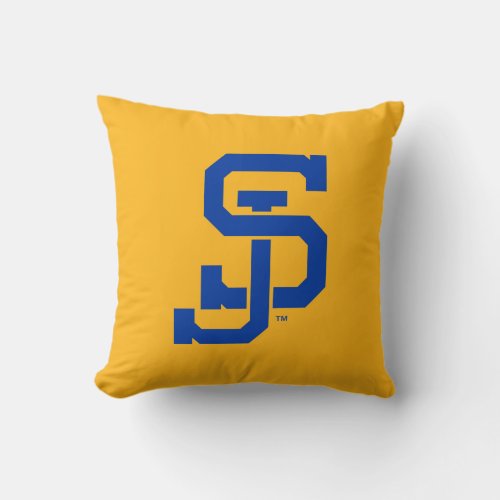 SJ Spartans Throw Pillow