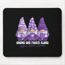 Sjogren's Syndrome Awareness Month Purple Ribbon G Mouse Pad