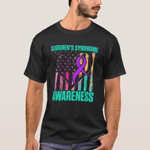 Sjogrens Syndrome Survivor Learn Warrior 2 T_Shirt