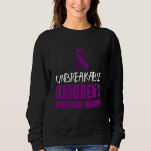 Sjogren's Syndrome Survivor Slow Warrior 4 Sweatshirt