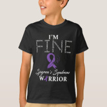 Sjogren's Syndrome Warrior I'm Fine Down Syndrome T-Shirt