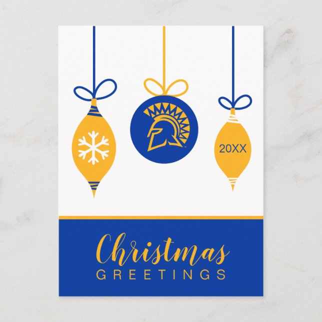 SJSU Holiday Greetings Postcard (Front)