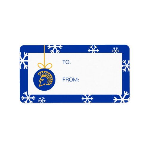 SJSU Holiday Label