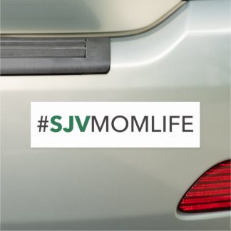 #SJVMOMLIFE CAR BUMPER MAGNET