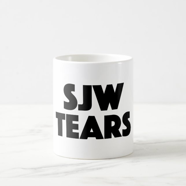 SJW Tears Social Justice Warrior Special Snowflake Coffee Mug (Center)