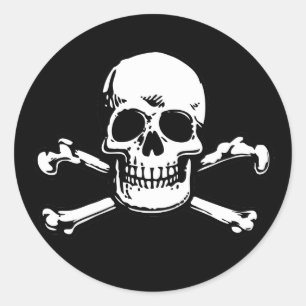 sk1008 classic round sticker