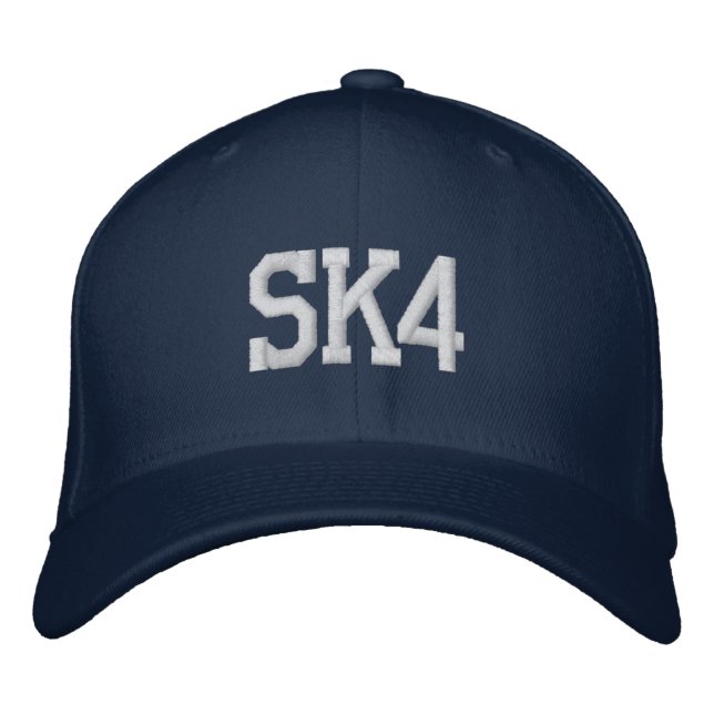 SK4 Heaton Moor Embroidered Baseball Cap (Front)