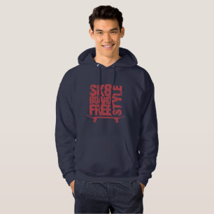 Sk8 Board Life Graphic Skateboarding Art Hoodie
