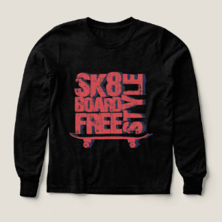 Sk8 Board Life Graphic | Skateboarding Art Tri-Blend Shirts