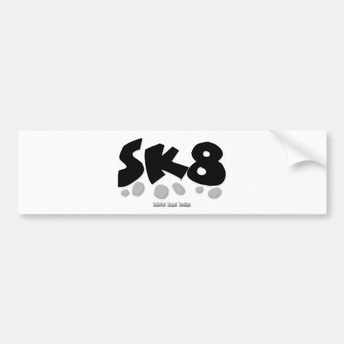 SK8 BUMPER STICKER
