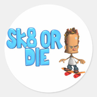Sk8 or Die stickers
