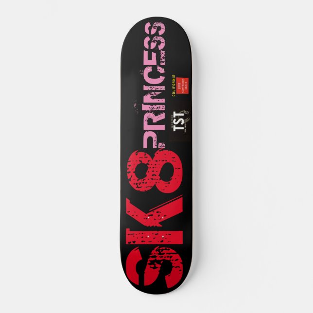 SK8 PRINCESS / TST Skateboard (Front)