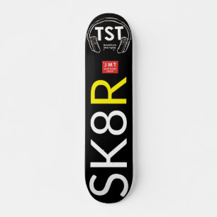 SK8 R OFFICIAL Collectible Skateboard, 7¾" Deck