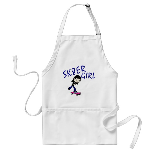 sk8er girl adult apron (Front)