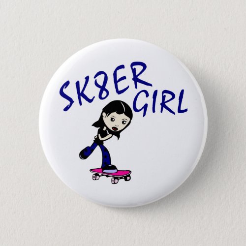sk8er girl button