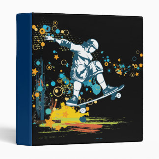 sk8er skateboarder vector binder