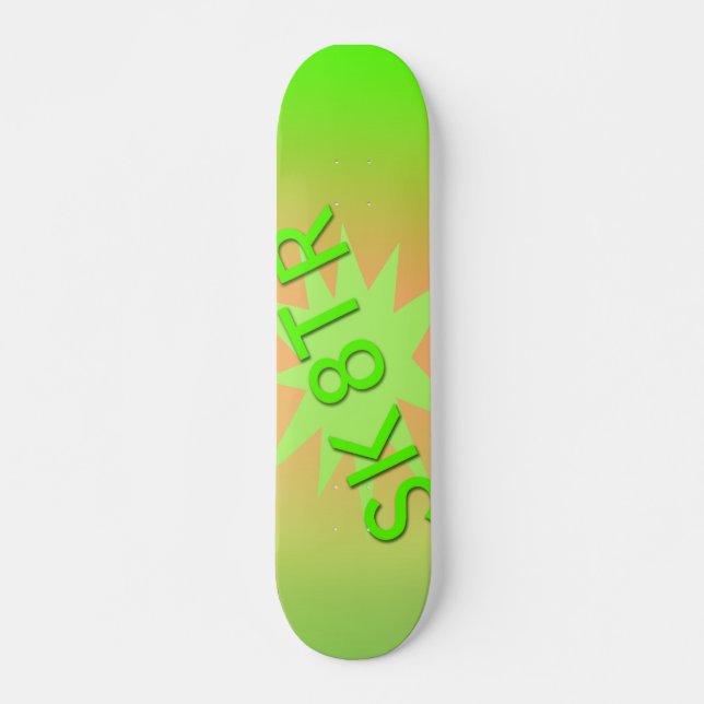 Sk8tr Designed Skateboard (Front)