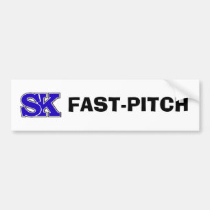 SK FAST-PITCH BUMPER STICKER
