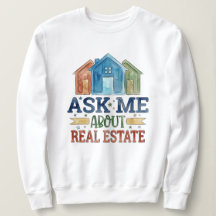 sk Me About Real Estate Watercolor House
