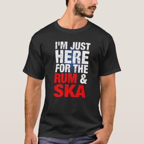 Ska And Rum Music Is Life Ska Reggae Punk Sco  1 T_Shirt