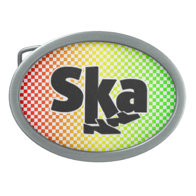 Ska Belt Buckle (Front)