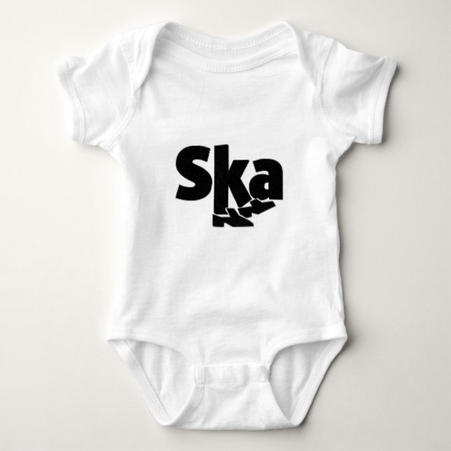 SKA Dancing Feet Baby Bodysuit (Front)