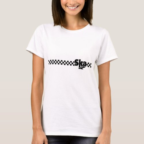 SKA Dancing Feet with Checkers T_Shirt