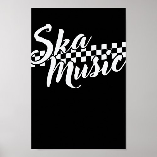 Ska Music Swing Jazz Musikstil Poster